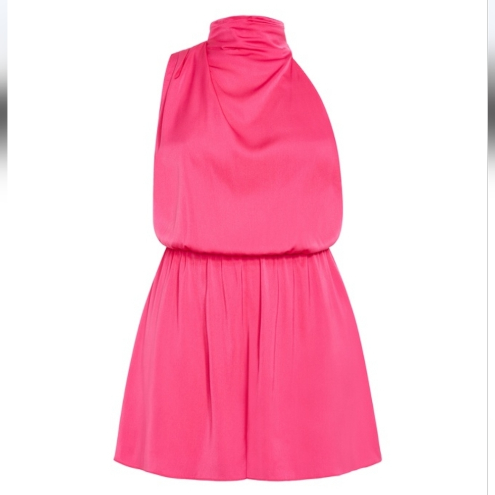 City Chic Kiana Playsuit NWT 20 Shorts Romper Curvy Relaxed Fit Pink